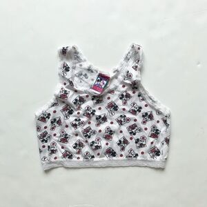Vintage Disney Mickey Mouse crop tank top 10Y